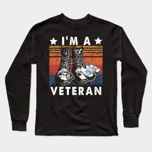 Cure ALS I'm A Veteran Gift Long Sleeve T-Shirt